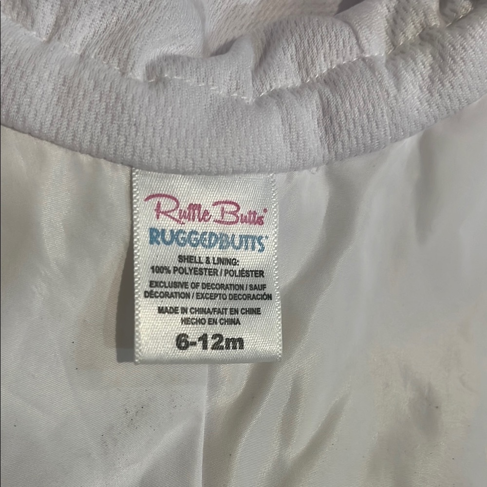 White Ruffle Butts Sun Hat - Picture 3 of 4